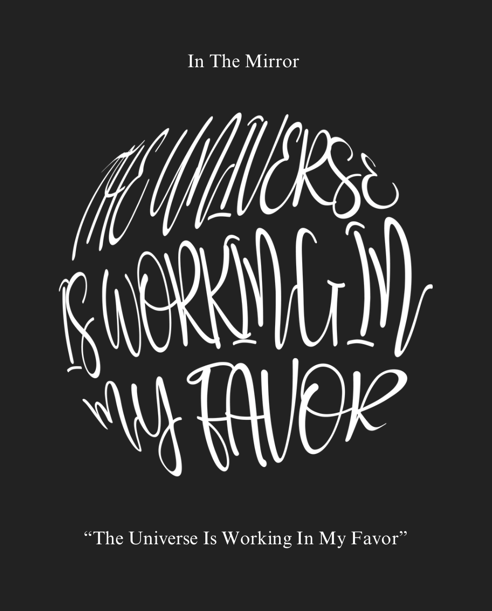 Round Universe Affirmation T-Shirt
